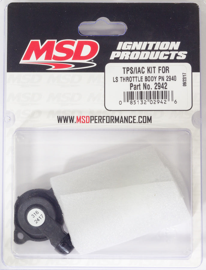 MSDTPS/IAC Kit for LS Throttle Body PN 2940 Throttle Position Sensors MSD