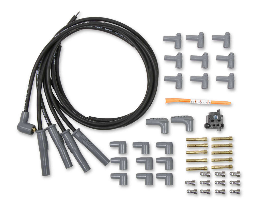 Spark Plug Wire Set 4cyl Universal Spark Plug Wires MSD