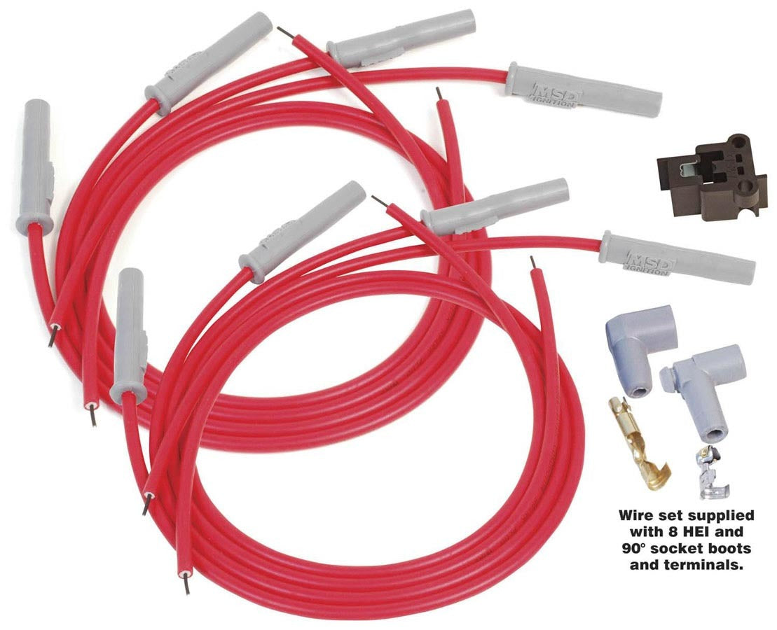 8 Cyl Wire Set Spark Plug Wires MSD