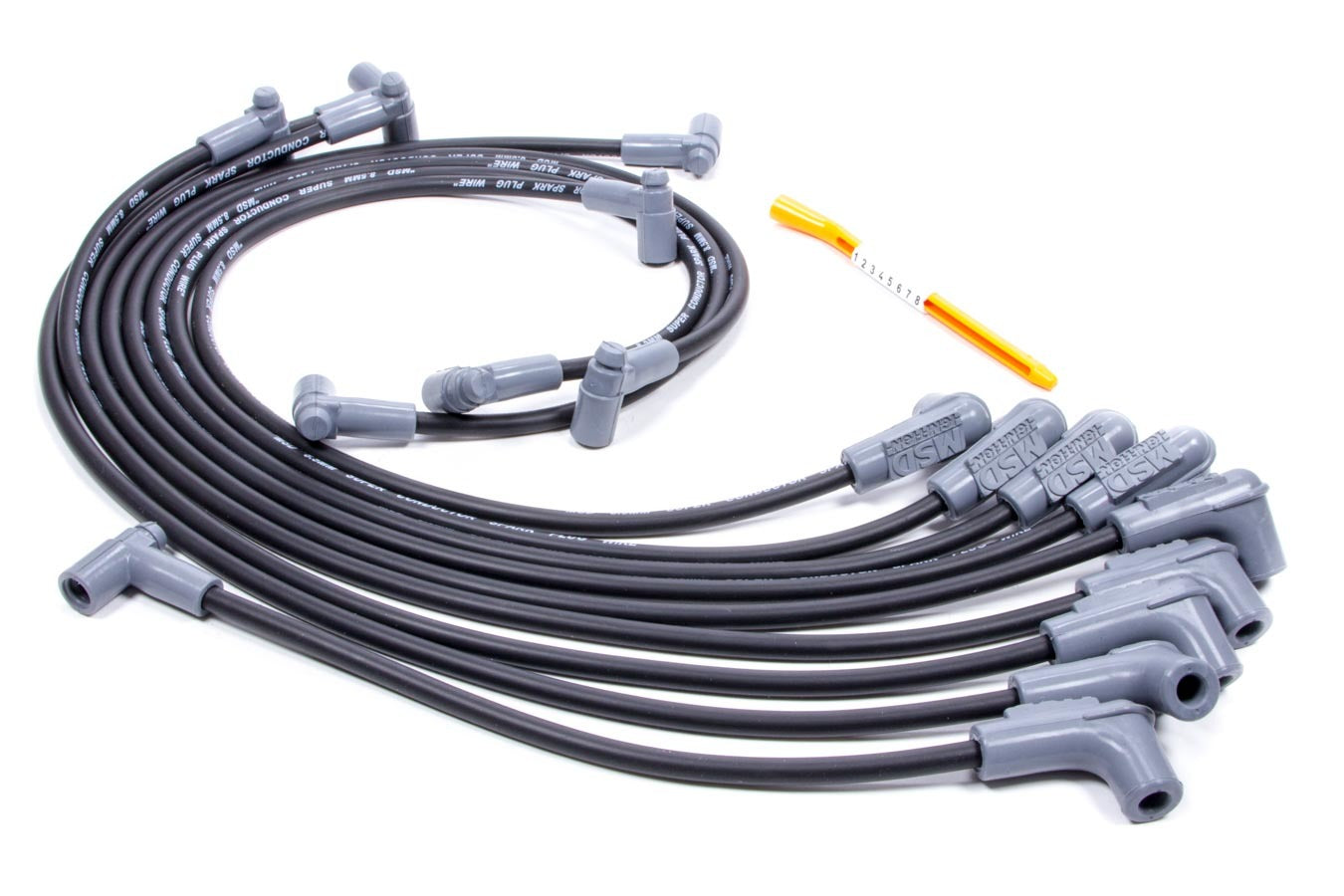 8.5MM Spark Plug Wire Set - Black Spark Plug Wires MSD