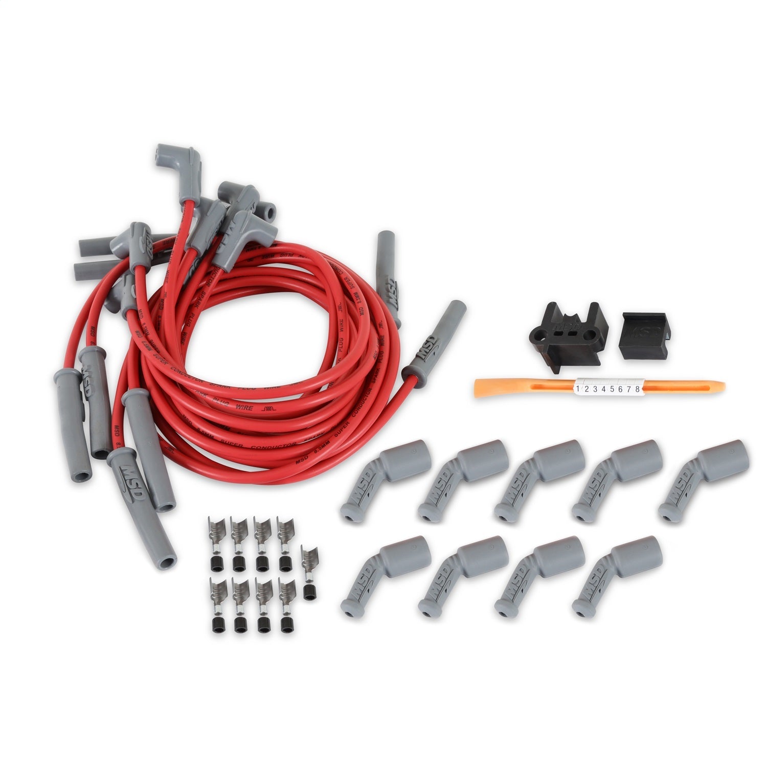 8.5mm Wire Set - Gen III LS-1/6 V8- Universal Spark Plug Wires MSD