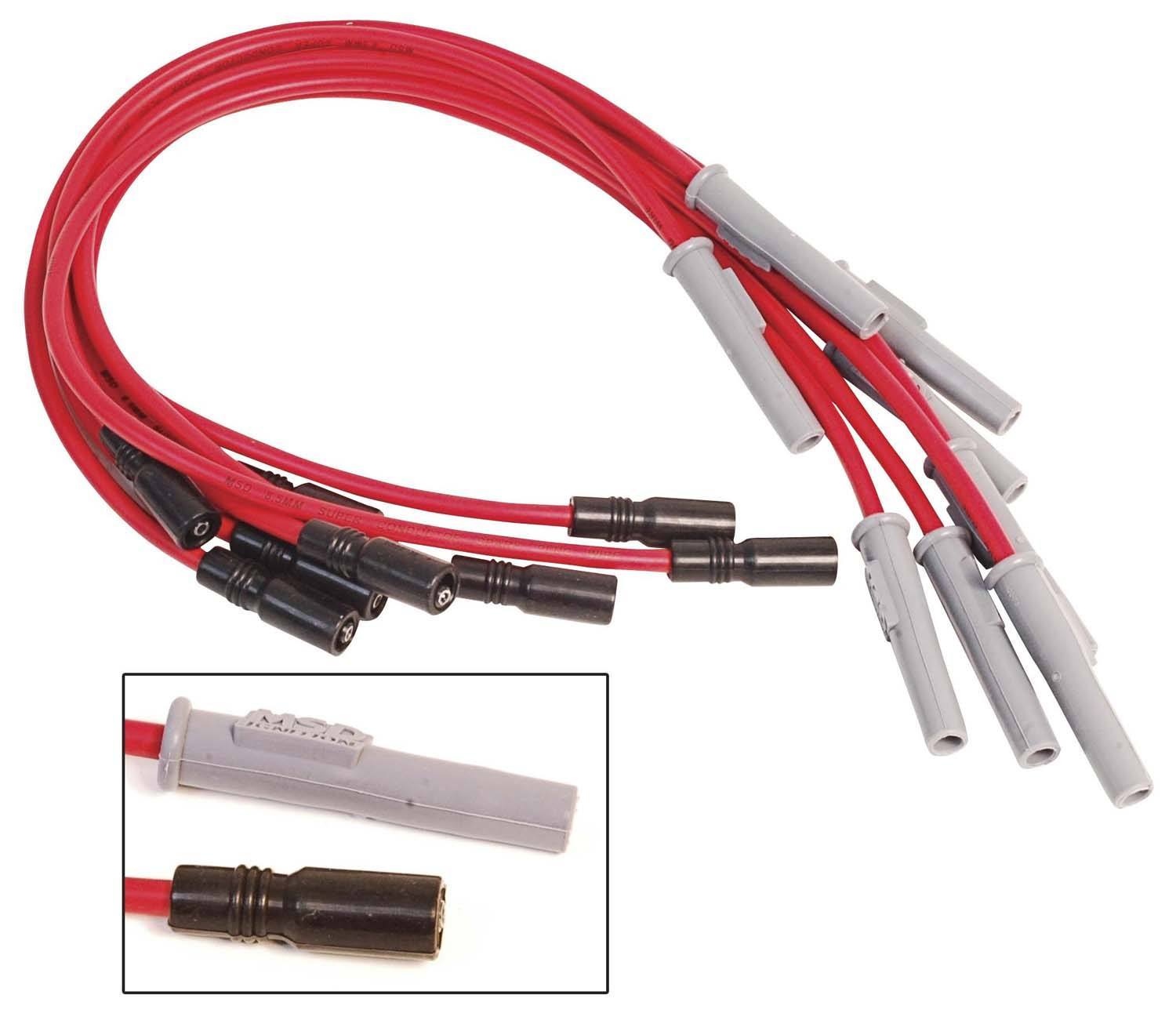 8.5MM Wire Set - '96-99 Chevy Truck 7.4L Spark Plug Wires MSD