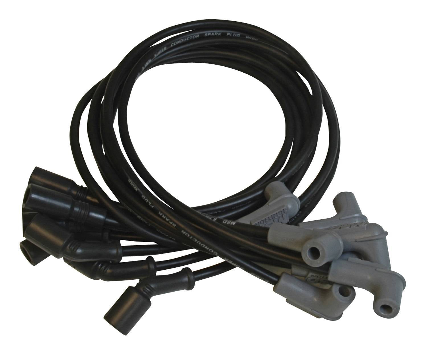8.5MM Spark Plug Wire Set - Black Spark Plug Wires MSD