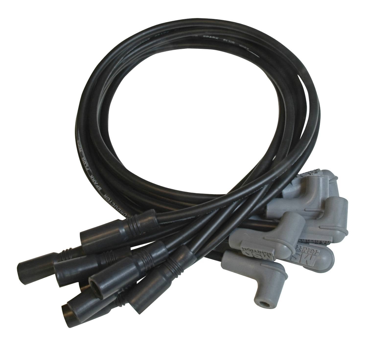 8.5MM Spark Plug Wire Set - Black Spark Plug Wires MSD