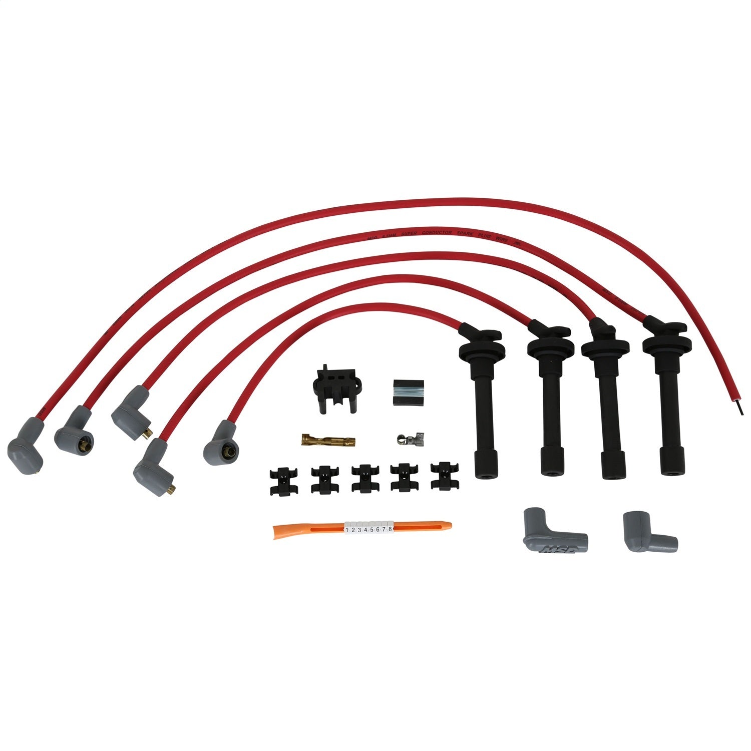 8.5MM Wire Set - '94-00 Acura Integra 1.8L Spark Plug Wires MSD