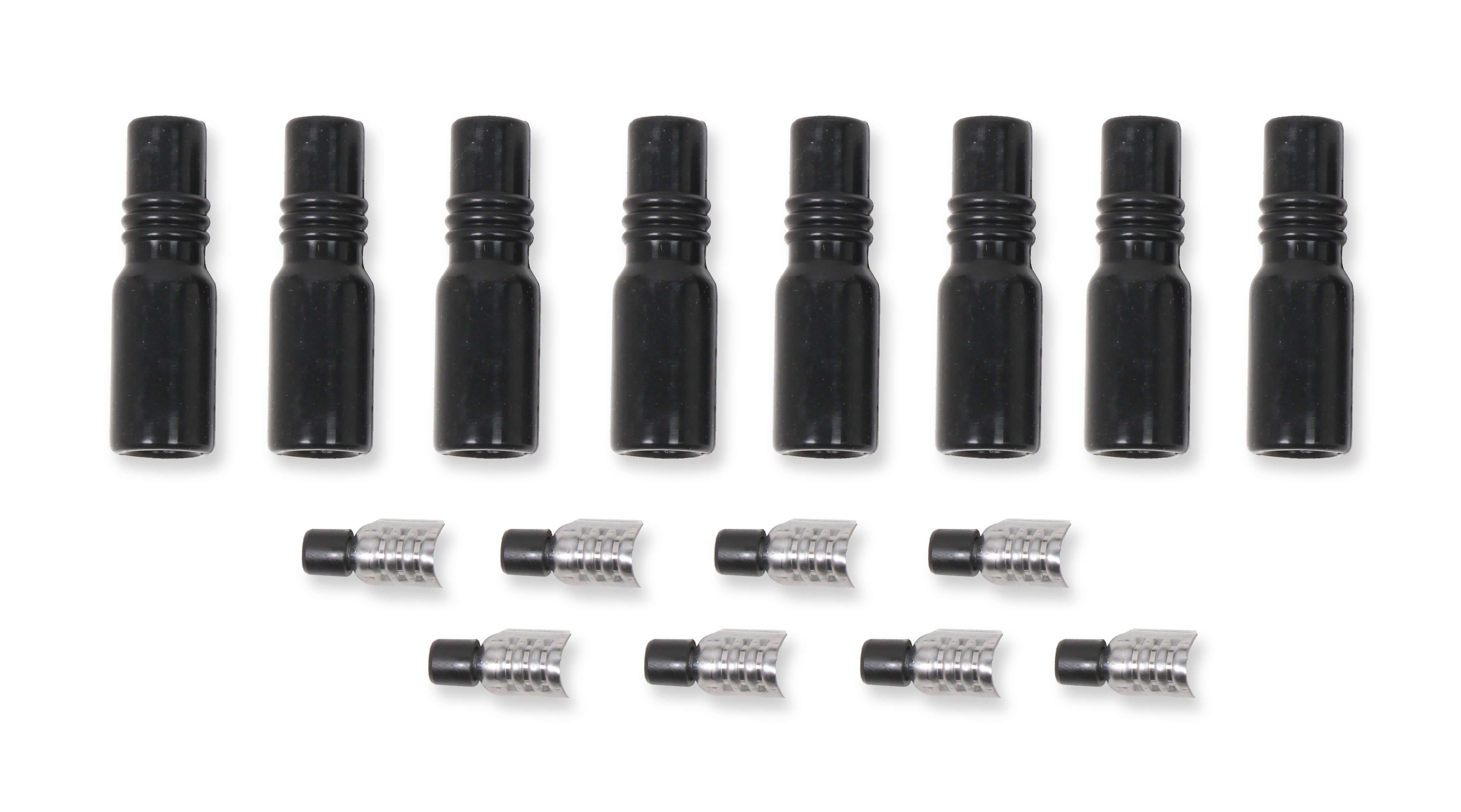 LT1 Straight Boots & Terminal Kit 8-Pack Spark Plug Wire Terminals MSD