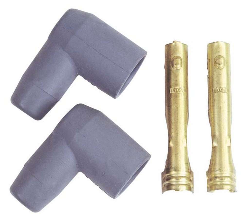 Distributor 90 Degree Socket Boots- 2 Per Card Spark Plug Boots MSD