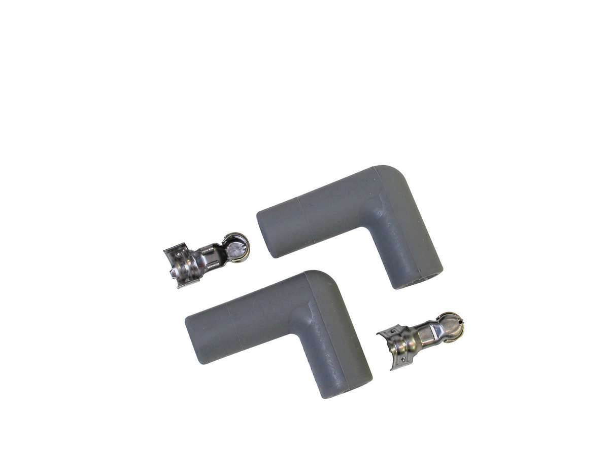 Spark Plug Boots (2pk) - 90 Degree Spark Plug Wire Terminals MSD