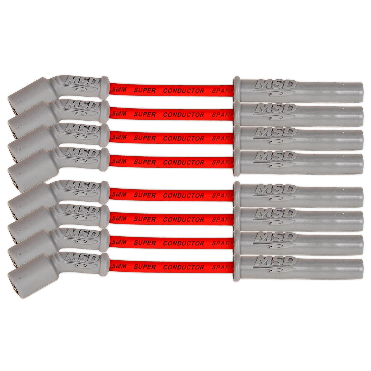 MSDPlug Wire Set - Red GM LT1 2014-Up Spark Plug Wires MSD