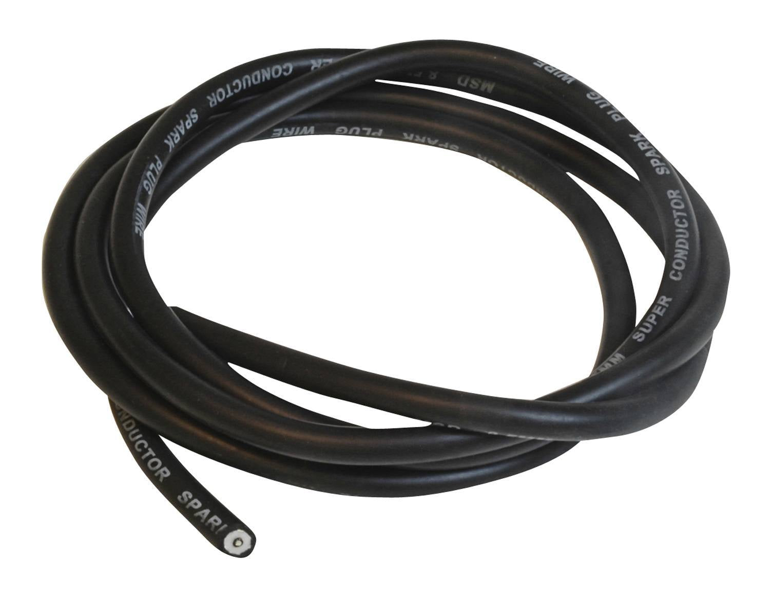 Super Conductor Bulk Wire - 6ft. Black Spark Plug Wires MSD