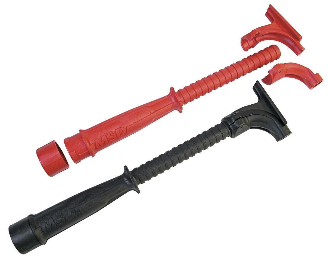 Hemi Tubes - 8 Red 8 Black Spark Plug Boots MSD