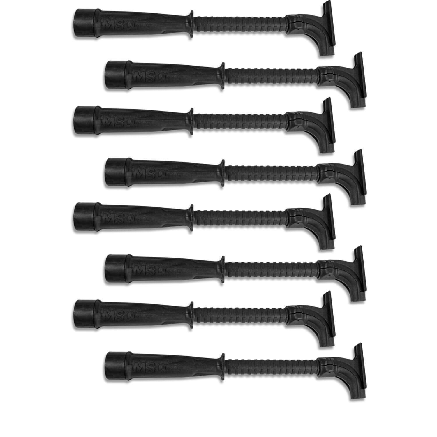 MSDHemi Tube Replacement 8-Pack Black Spark Plug Boots MSD