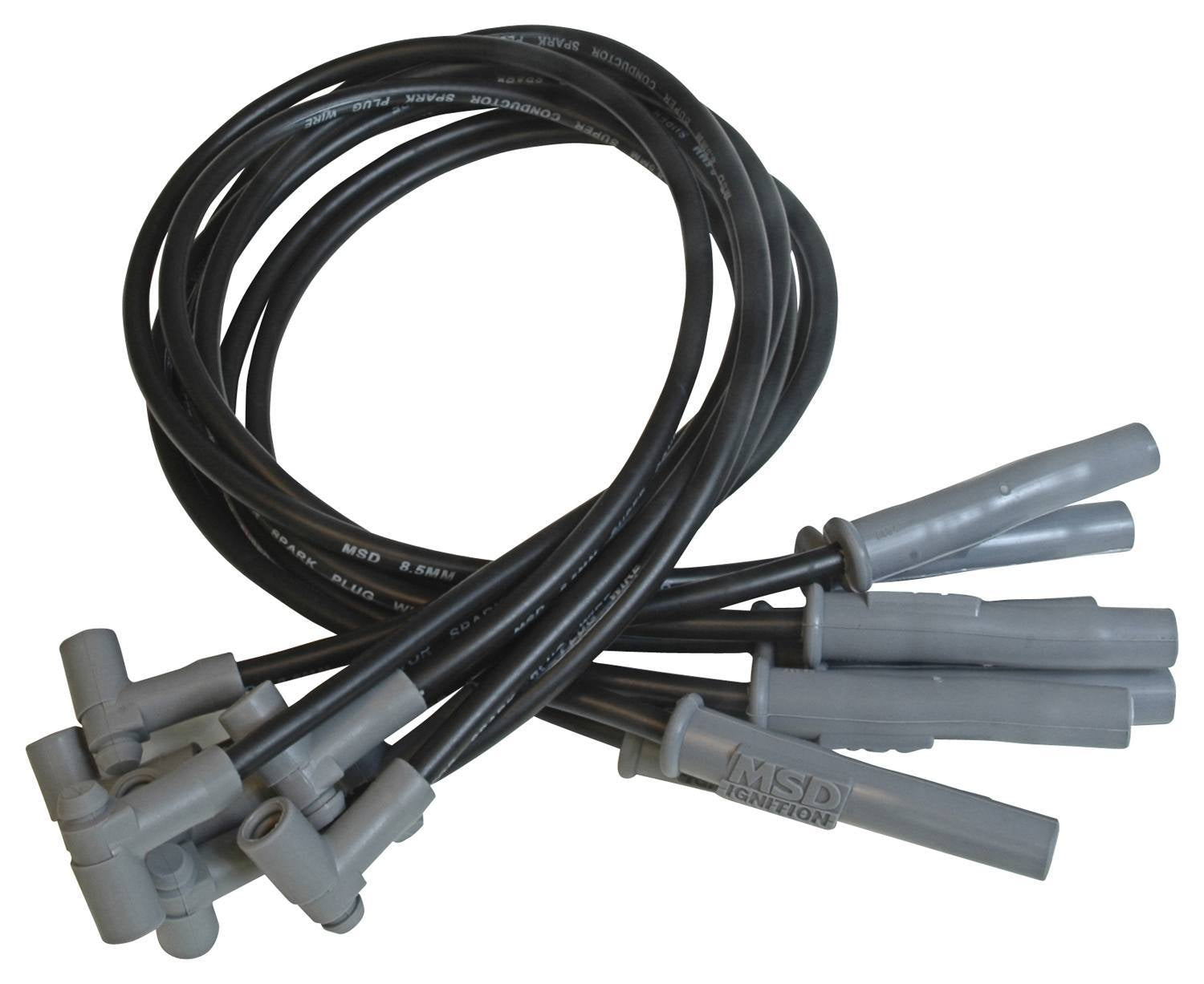 8.5mm Wire Set - Ford 351C-460 w/HEI Cap Spark Plug Wires MSD