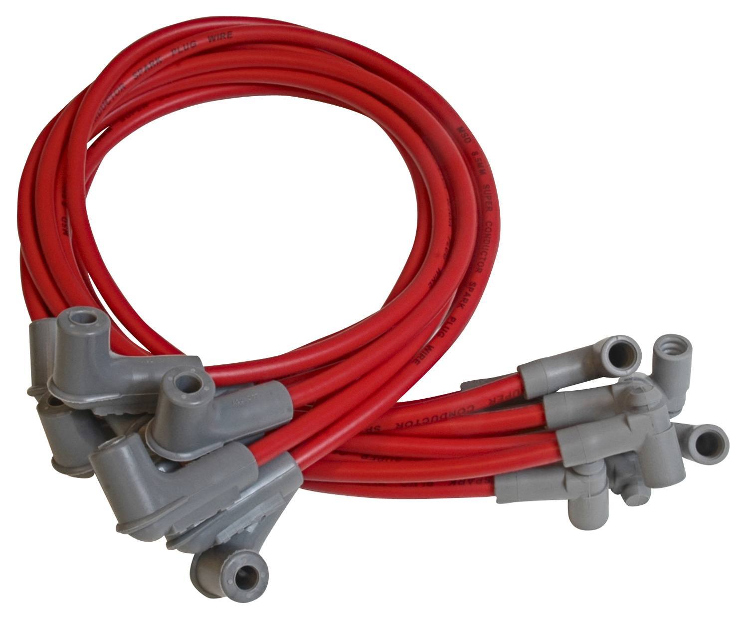 8.5MM Spark Plug Wire Set - Red Spark Plug Wires MSD
