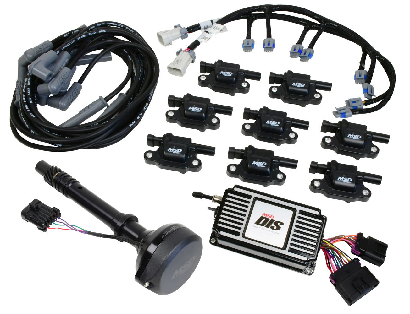 MSDDIS Ignition Kit - Black SBC/BBC Ignition Boxes and Controllers MSD
