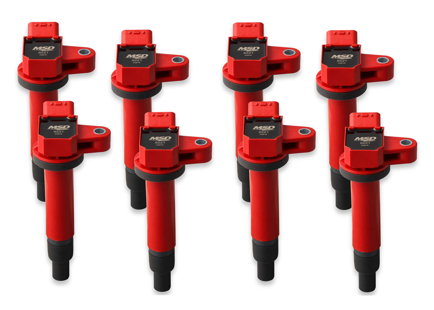 98-10 Toy/Lex 4.7L Coils Red 8Pk Ignition Coils MSD