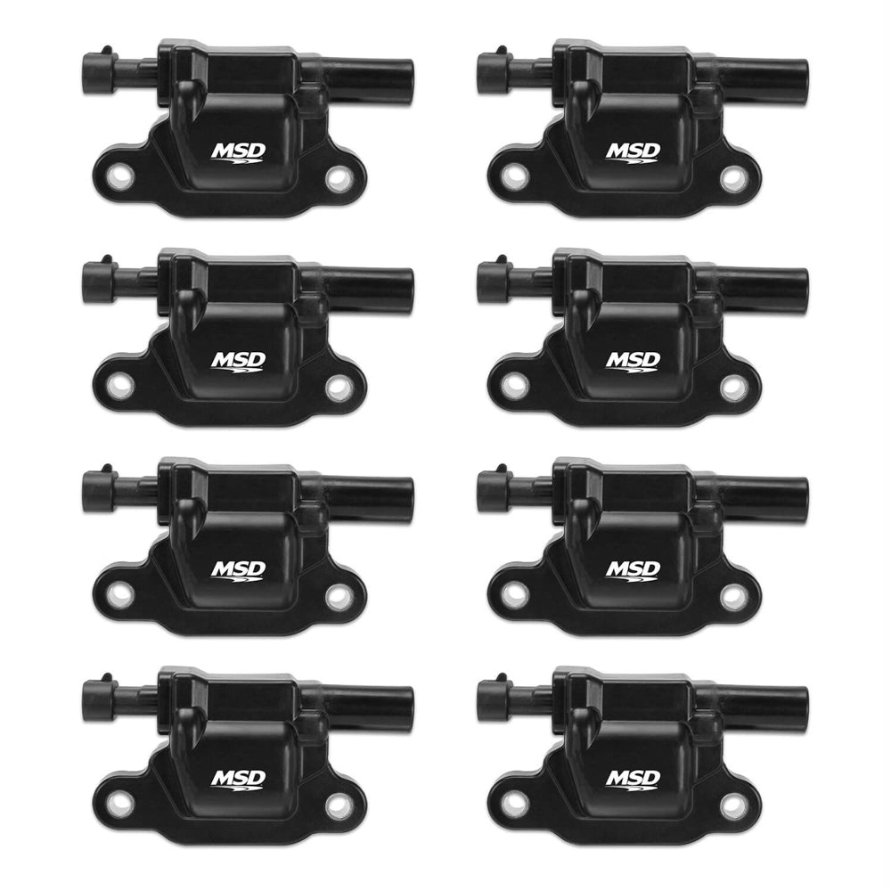 MSDGM LS Coils 8-pk 99-08 Trucks - Black Ignition Coils MSD