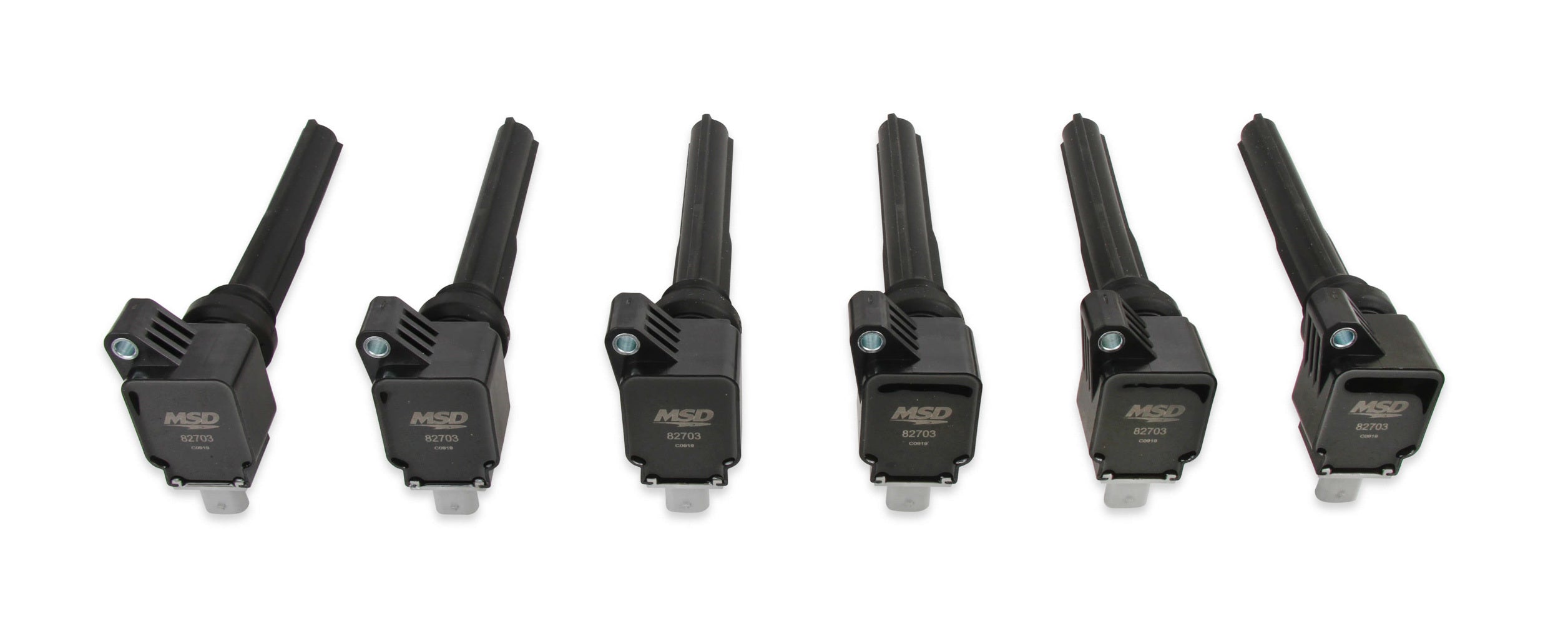 Coil Set Ford ECOBoost 3.5L V6 2017-Up - Black Ignition Coils MSD