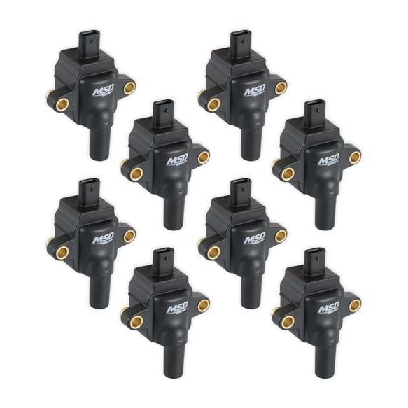 Coil Ford Godzilla 7.3L 8-Pack Black Ignition Coils MSD