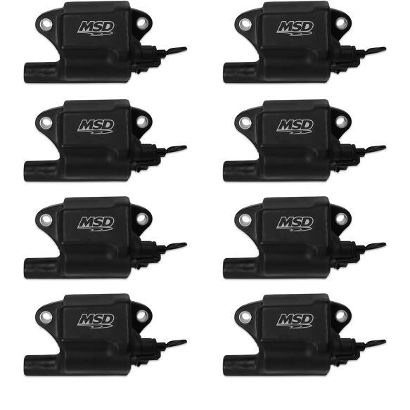 Coils 8pk GM LS Series LS2/LS7 BLack Ignition Coils MSD
