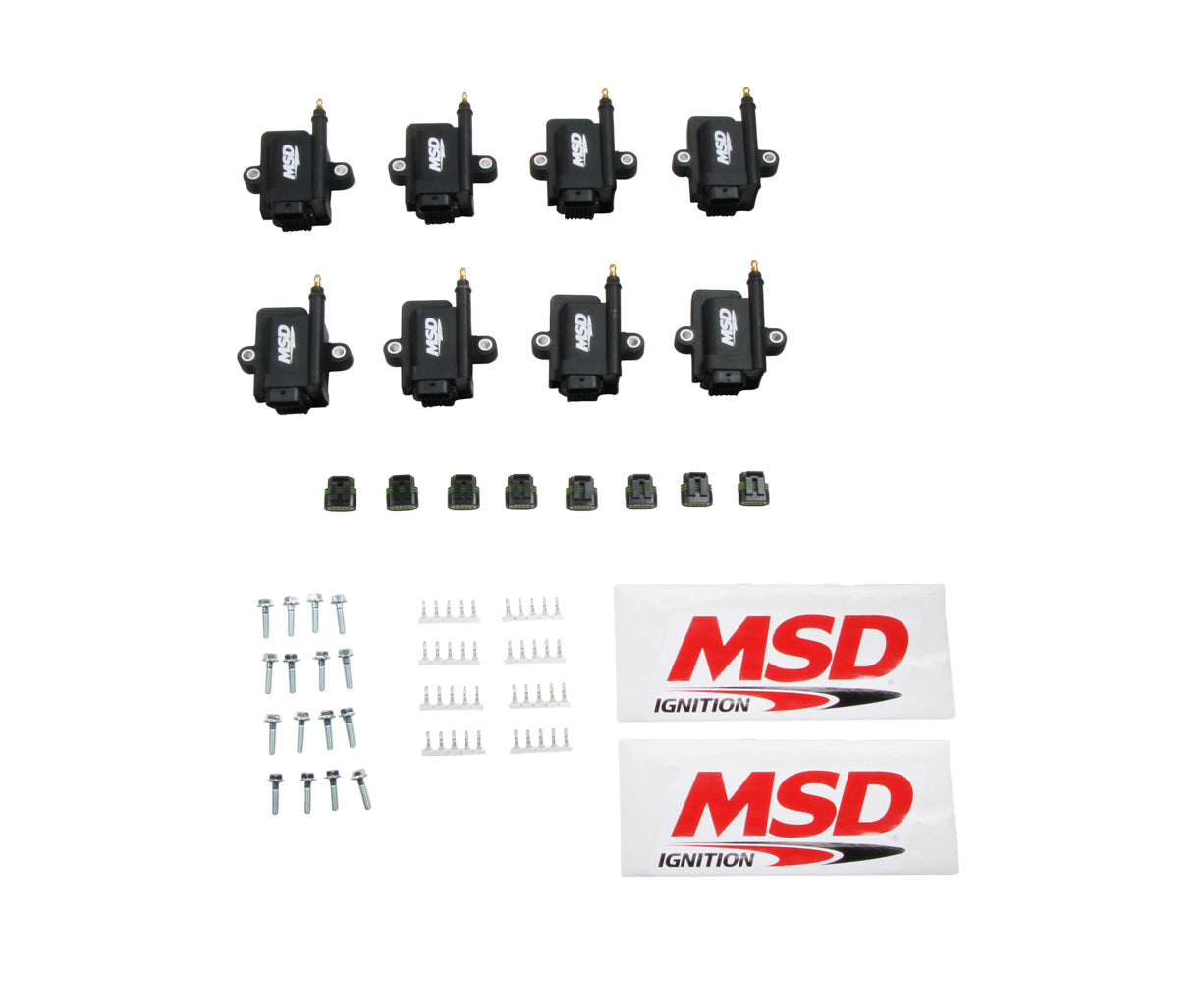 MSD Smart Ing Coils 8pk - Black Ignition Coils MSD