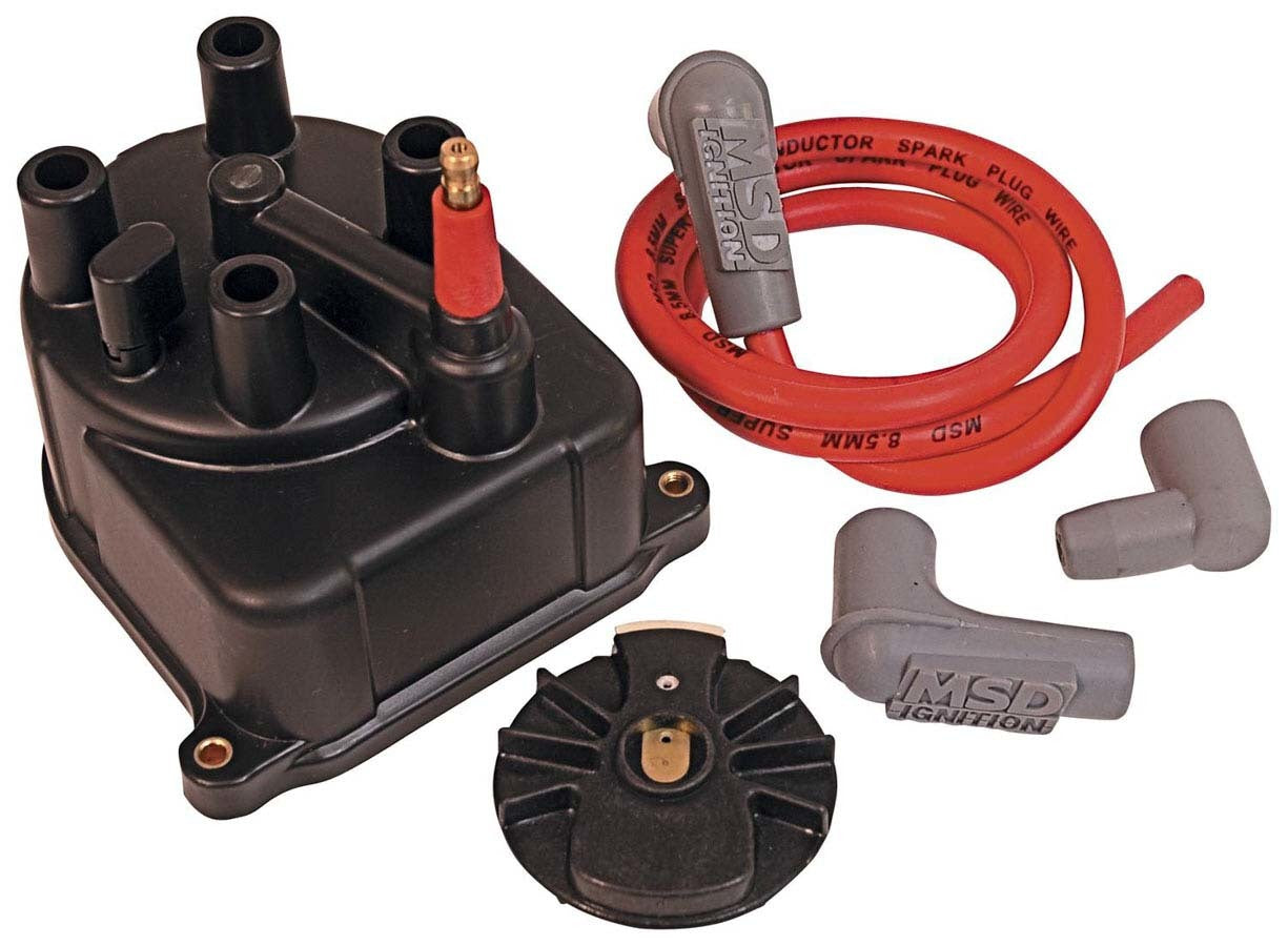 Cap & Rotor Kit - 92-01 Honda Civic/CRX 1.5/1.6L Distributor Caps MSD