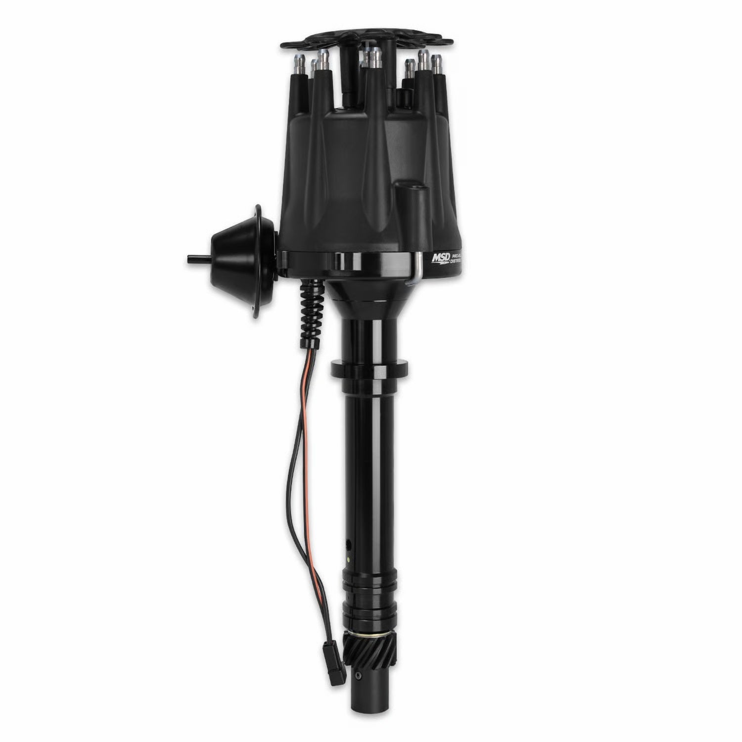 Chevy V8 Pro Billet Distributor Black Finish Distributors MSD