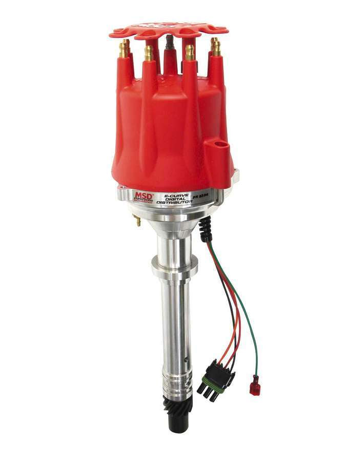 Chevy V8 Digital E-Curve Pro-Billet Distributor Distributors MSD