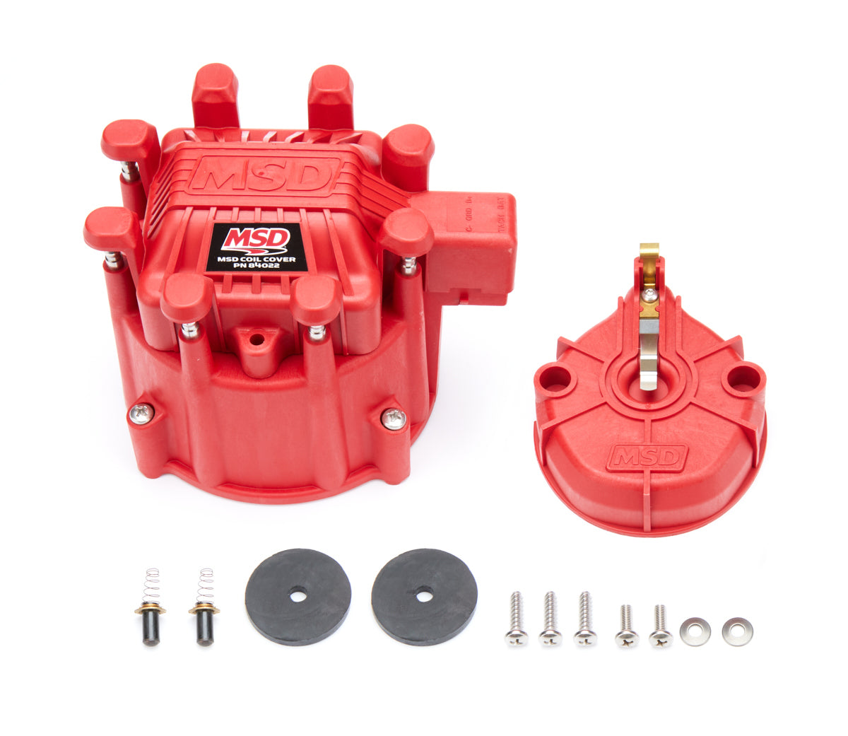 Cap Rotor & Coil Cover Kit - GM HEI Distributor Caps MSD