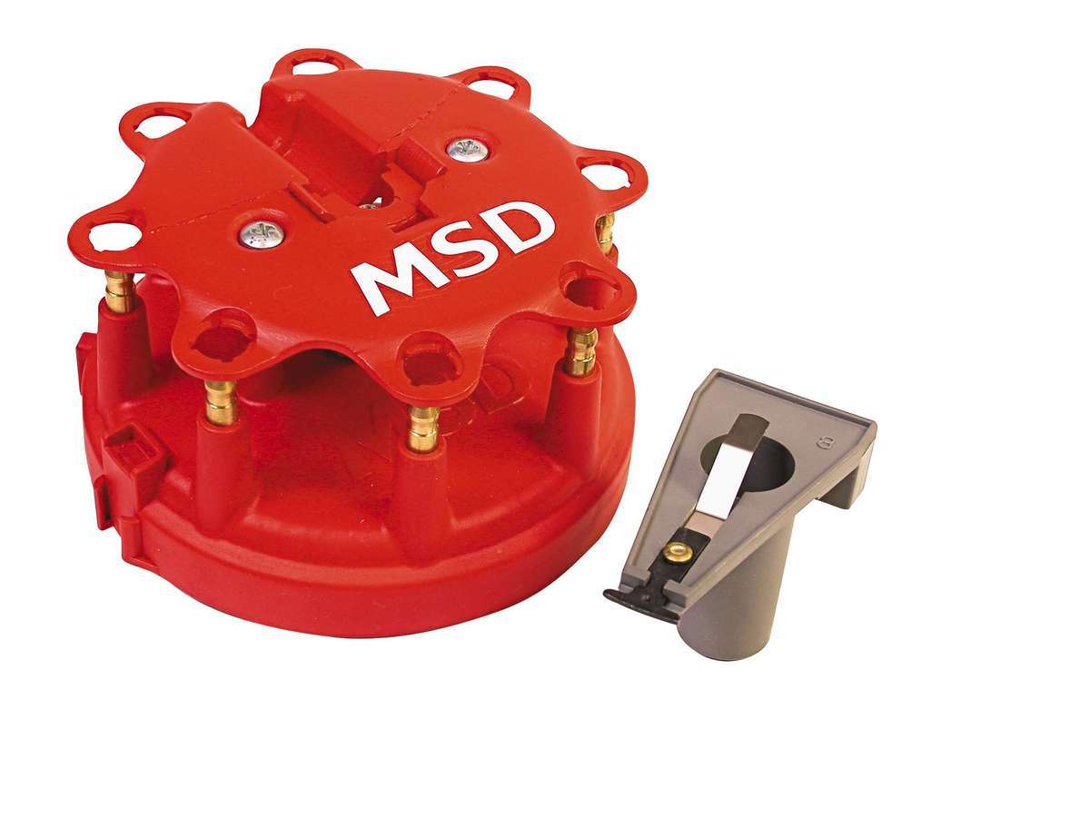 Dist. Cap & Rotor Kit - Ford Duraspark Distributor Caps MSD