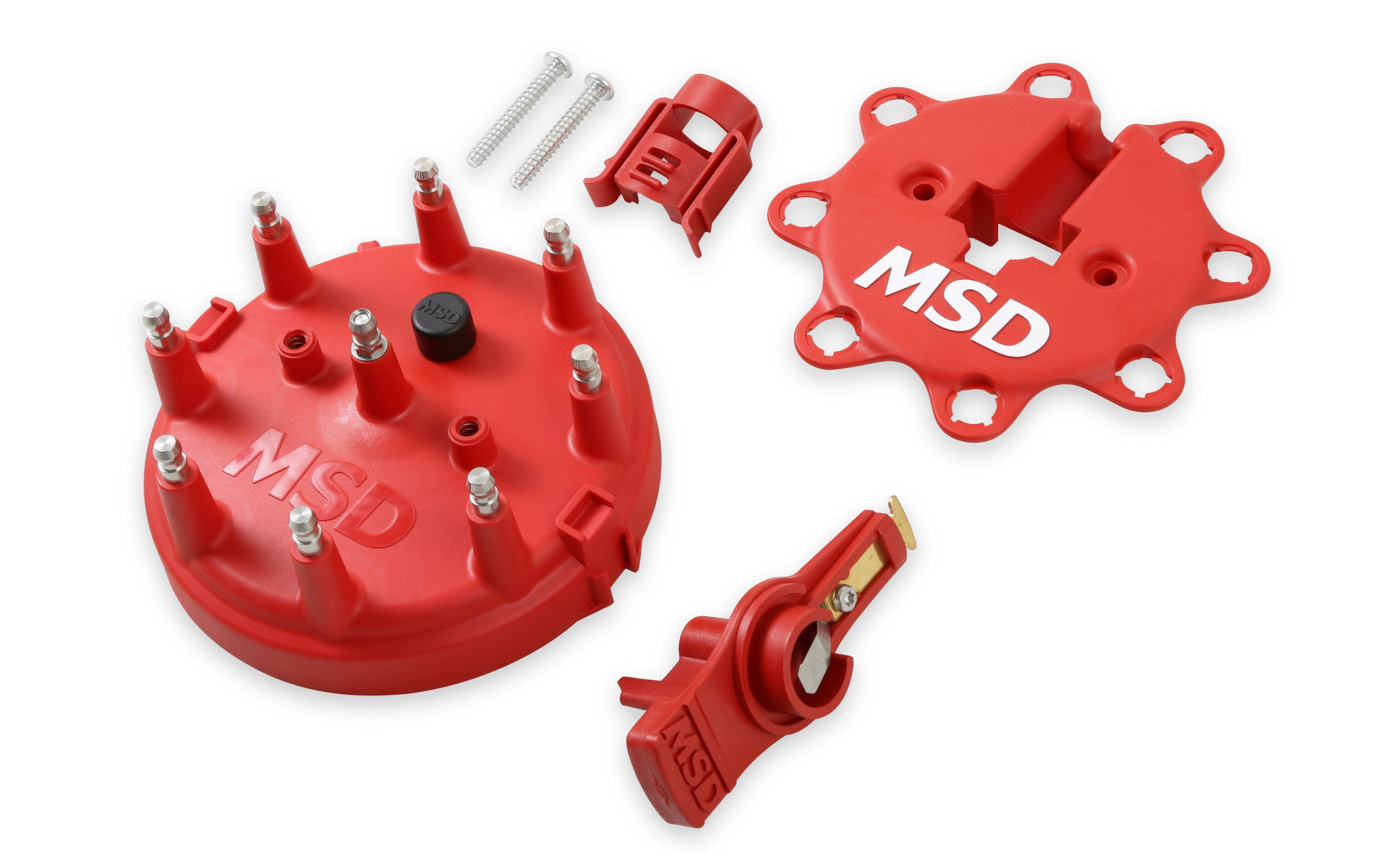 Cap & Rotor Kit - 85-95 Ford Distributor Caps MSD
