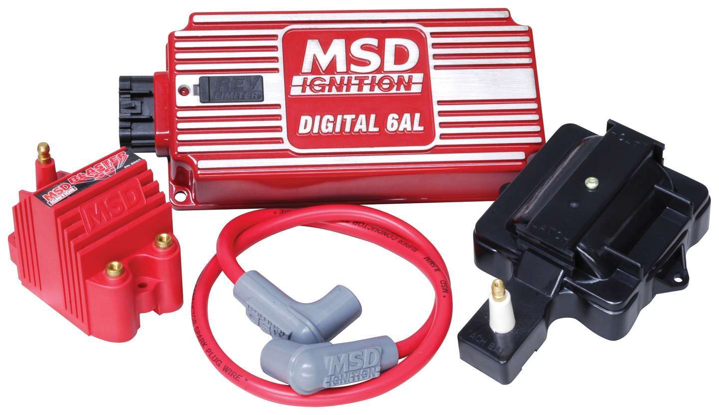 Super HEI Kit w/Digital 6AL & Blaster SS Coil Ignition Boxes and Controllers MSD