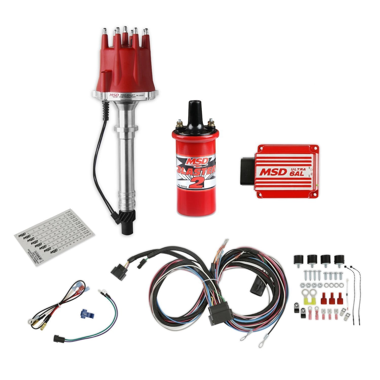 Pro-Billet Ignition Bundle SBC/BBC Ignition Boxes and Controllers MSD