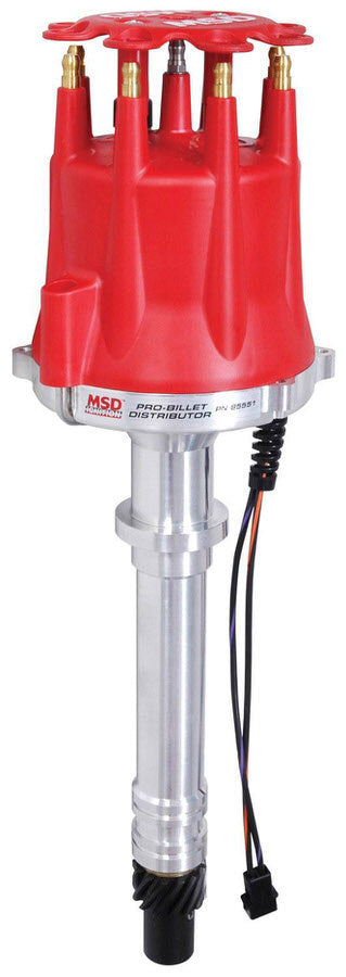 Chevy Dist. V-8 Billet w/Cap & Rotor Distributors MSD