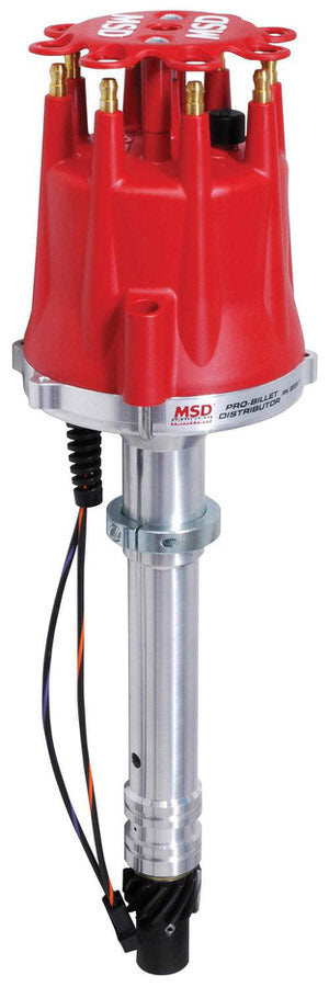 Chevy V8 Billet Distribu W/Cap & Rotor Distributors MSD