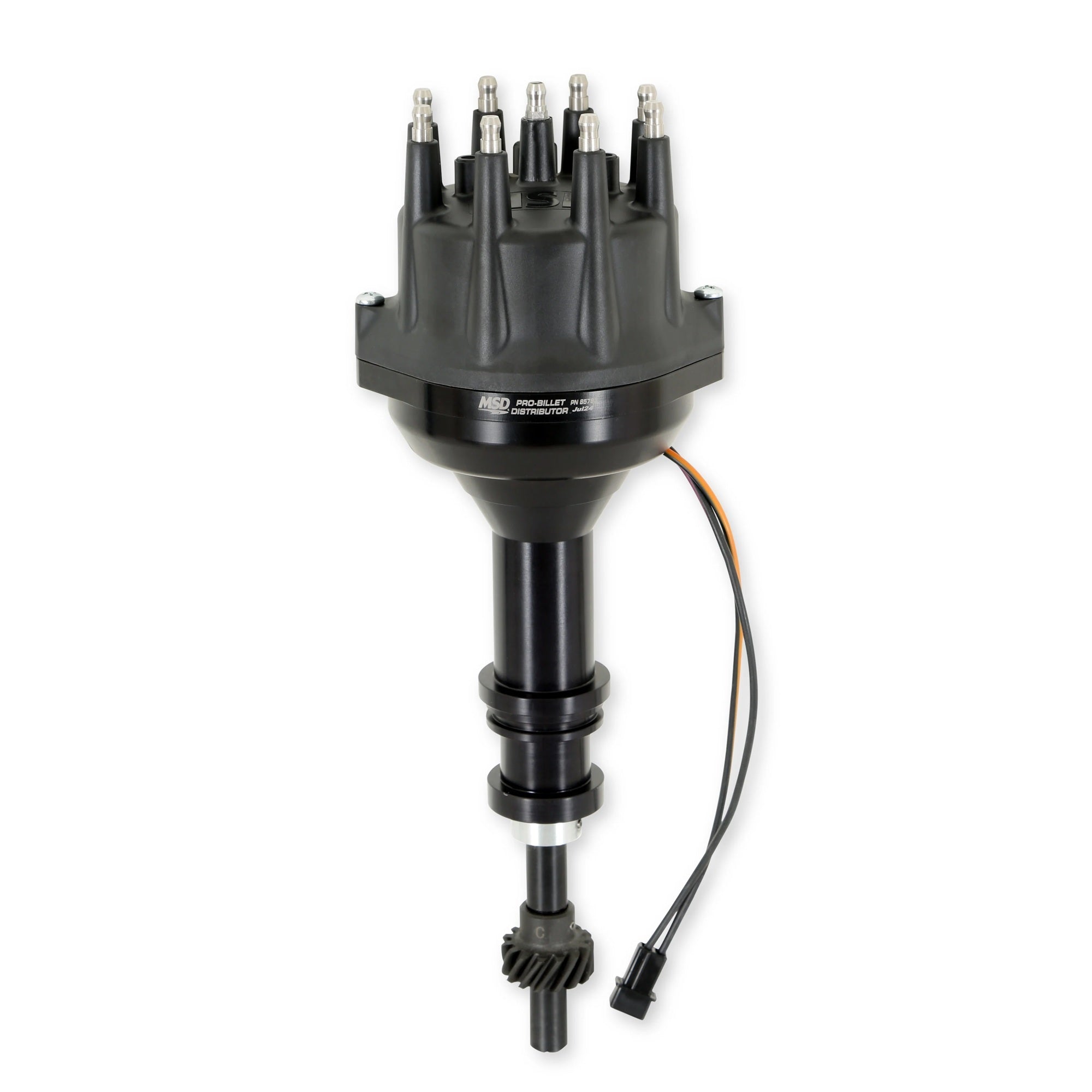 SBF 351W Pro Billet Distributor Black Finish Distributors MSD