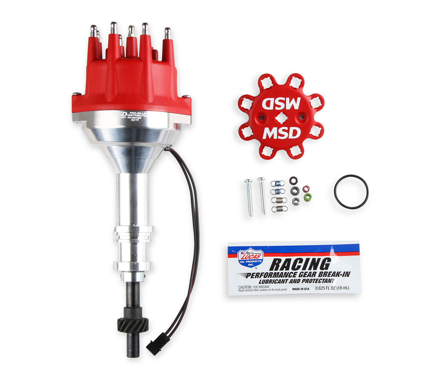 Billet Distributor SBF 351W w/Small Cap Distributors MSD