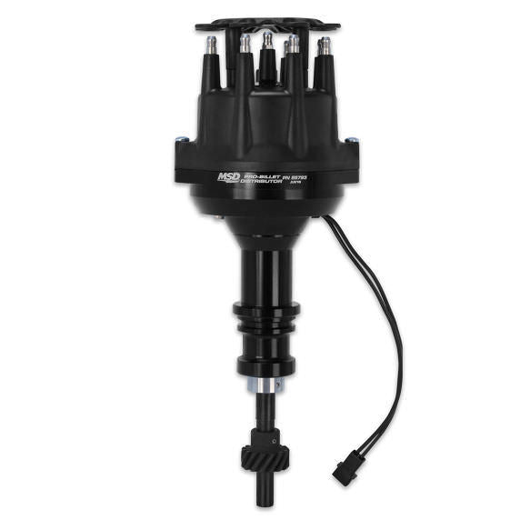 SBF 302 Pro Billet Distributor Black Finish Distributors MSD