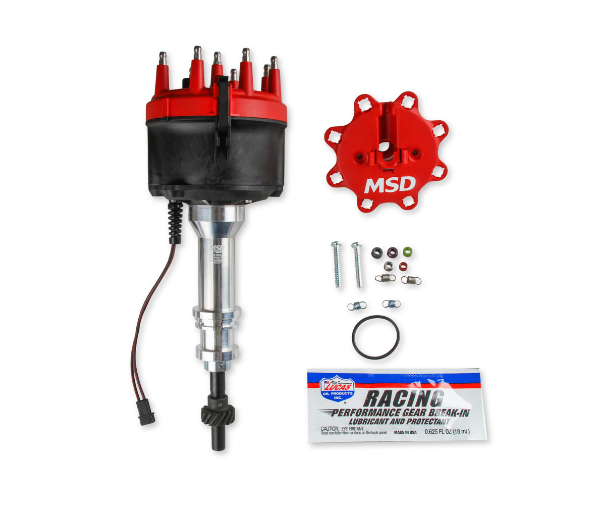 SBF 351W Distributor w/ Edelbrock Victor Jr Distributors MSD