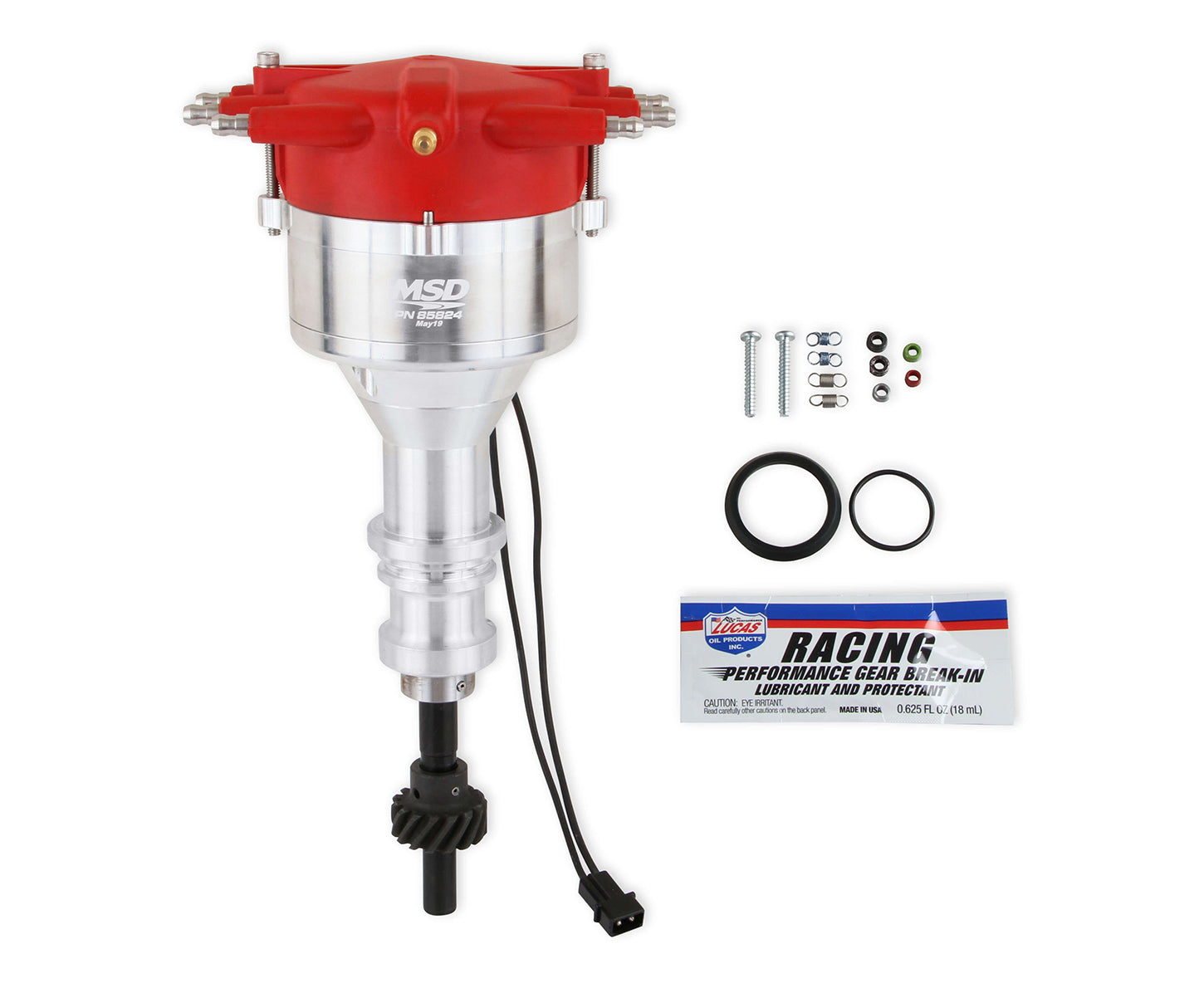 Billet Distributor SBF 289/302 w/Crab Cap Distributors MSD