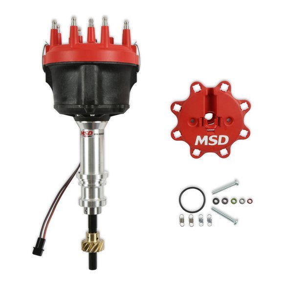 Billet Distributor SBF 302 w/Bronze Gear Distributors MSD