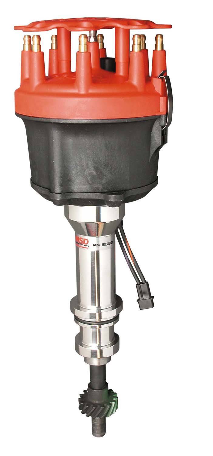 Distributor - Ford 351W w/Hyd. Roller Steel Gear Distributors MSD
