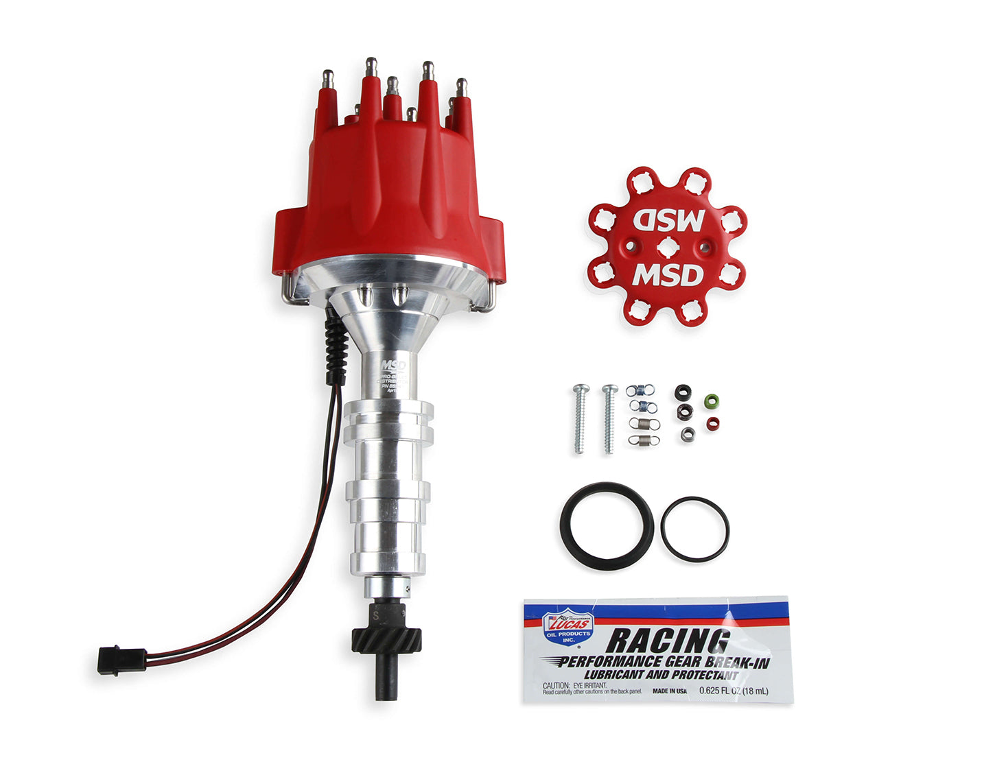 Billet Distributor BBF FE w/Steel Gear Distributors MSD