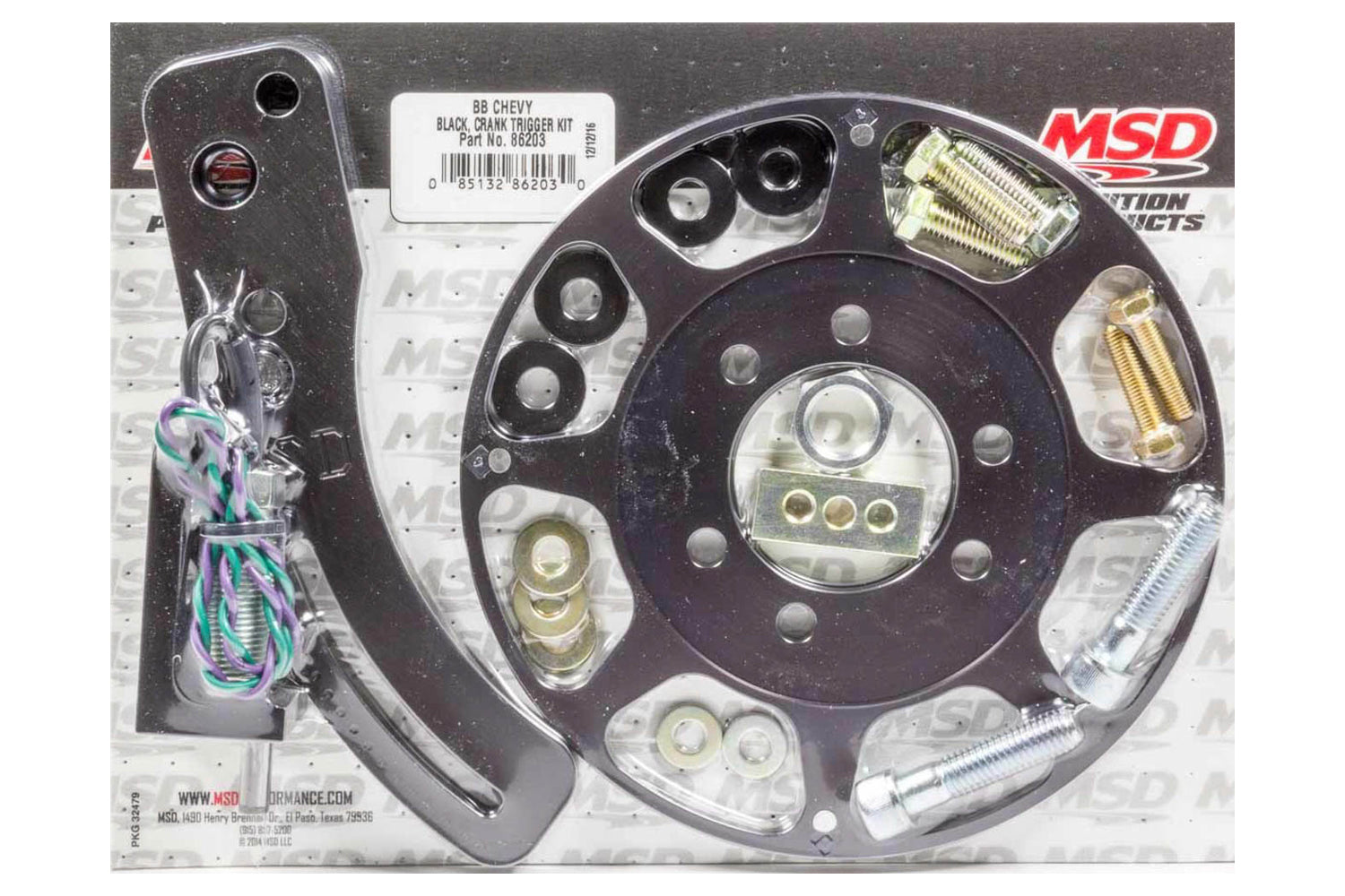 BBC Crank Trigger Kit Black Crank Trigger Kits MSD