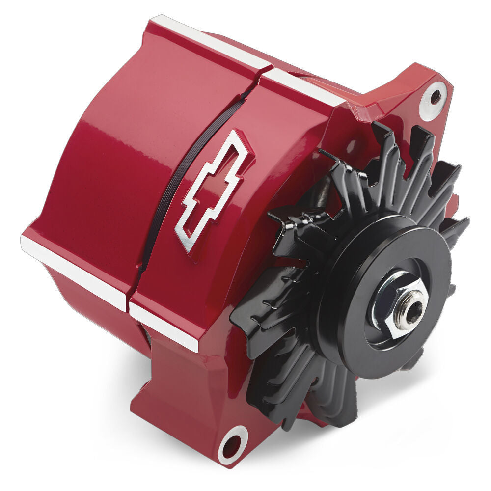 Alternator Raised Bowtie Emblem Red Alternators/Generators and Components Proform