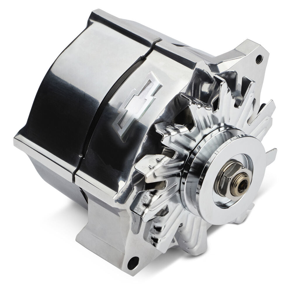 Alternator Raised Bowtie Emblem Polished Alternators/Generators and Components Proform