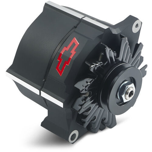 Alternator Recessed Red Bowtie Black Crinkle Alternators/Generators and Components Proform