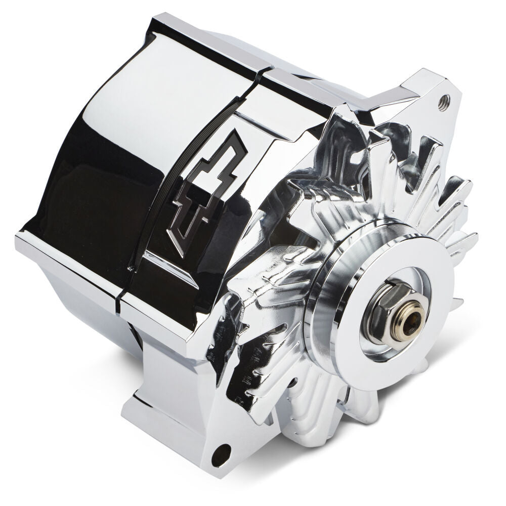 Alternator Recessed Black Bowtie Chrome Alternators/Generators and Components Proform