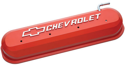 GM LS Valve Covers - Slant Edge - Orange Engine Valve Cover Proform