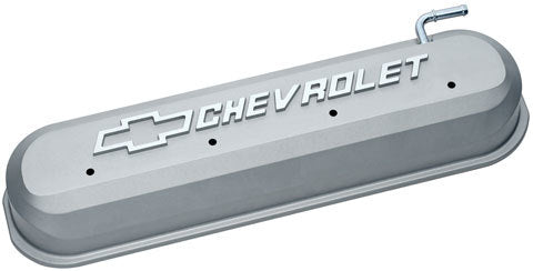 GM LS Valve Covers - Slant Edge - Cast Gray Engine Valve Cover Proform